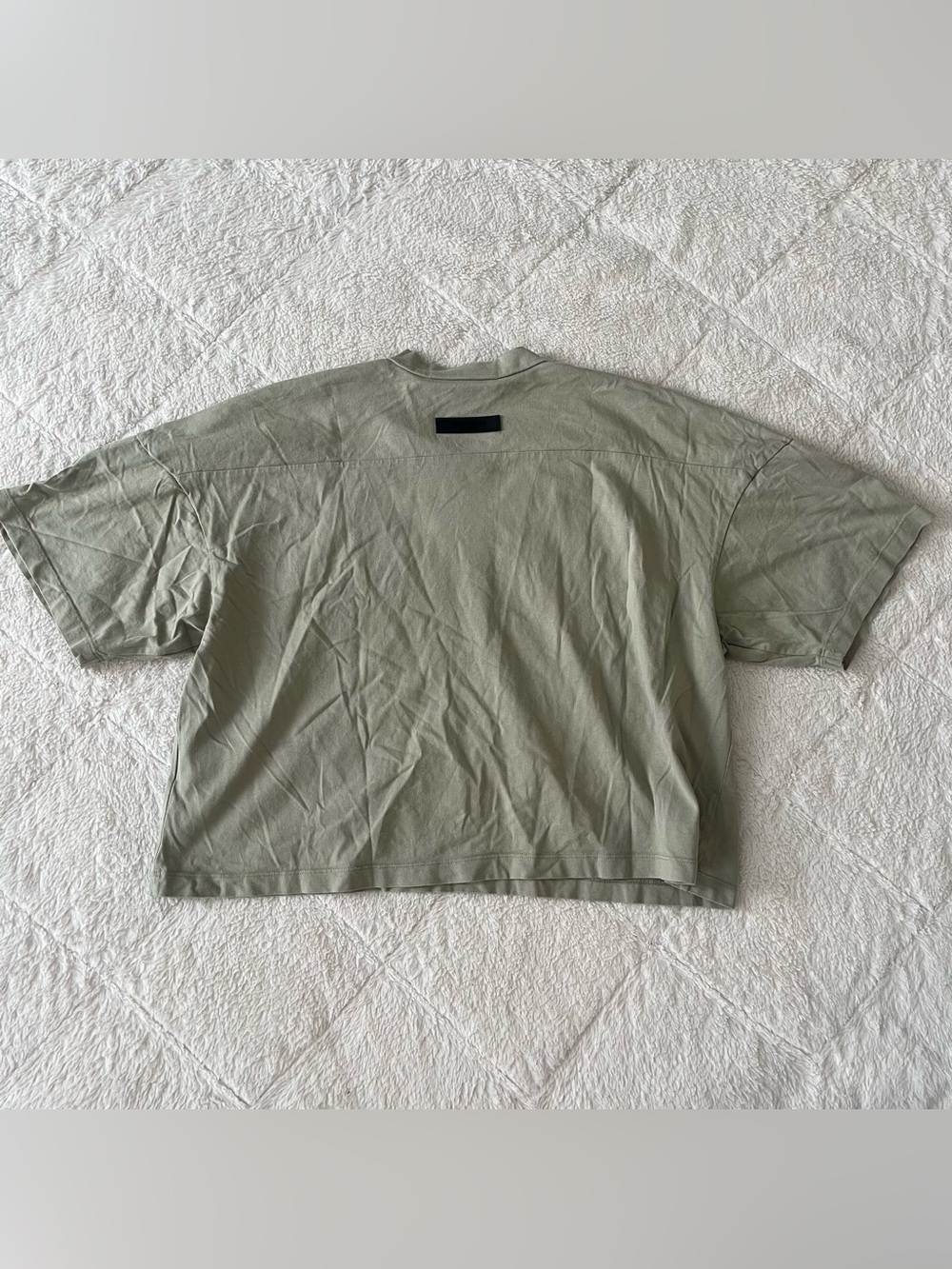 essentials❣️fear of god v-neck boxy t-shirt - Picture 11 of 12